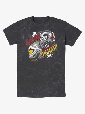 Marvel Ant-Man and the Wasp: Quantumania Helmets Mineral Wash T-Shirt