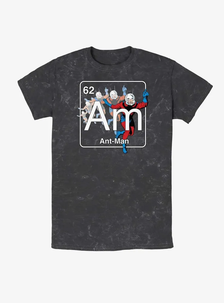 Marvel Ant-Man Periodic Element Mineral Wash T-Shirt