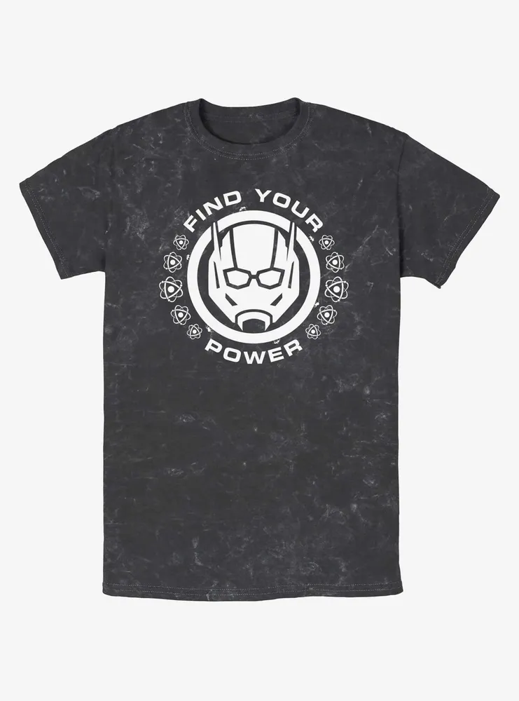 Marvel Ant-Man and the Wasp: Quantumania Find Your Power Badge Mineral Wash T-Shirt