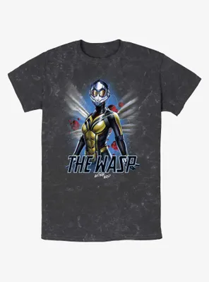 Marvel Ant-Man and The Wasp: Quantumania Wasp Atom Mineral Wash T-Shirt