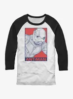 Marvel Ant-Man and the Wasp: Quantumania Pop Art Poster Raglan T-Shirt