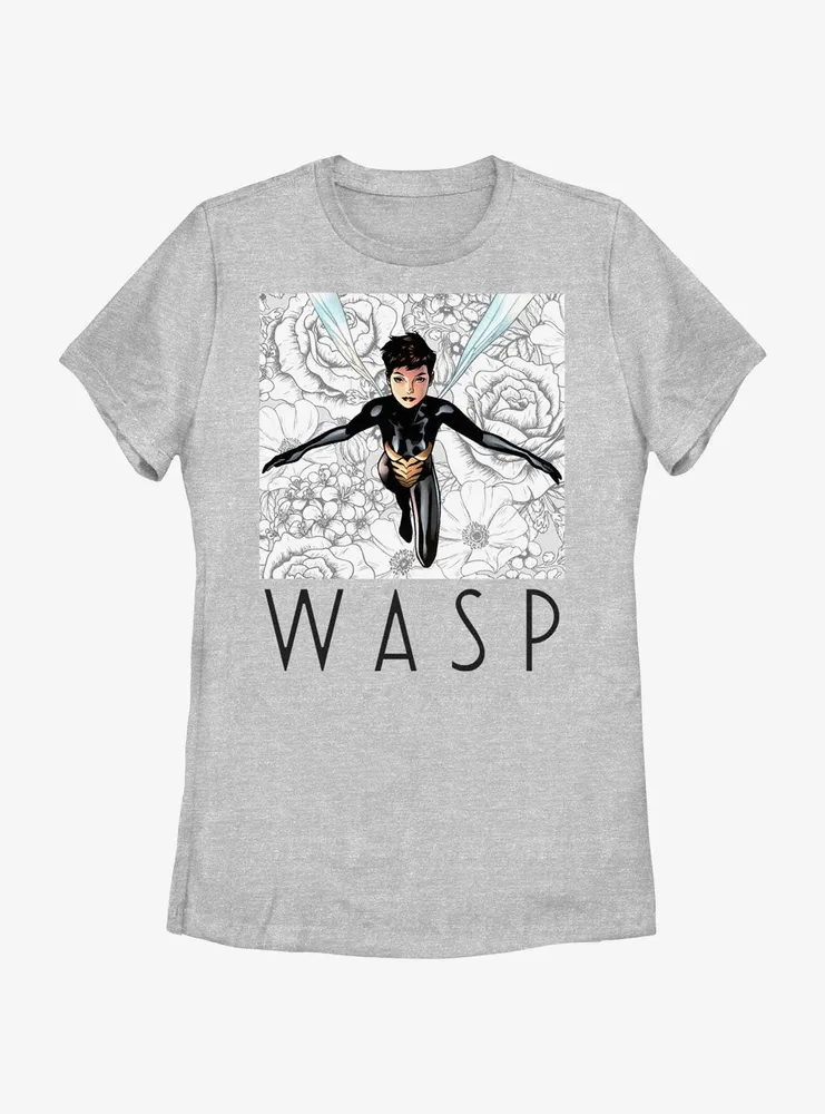 Marvel Ant-Man Floral Wasp Womens T-Shirt