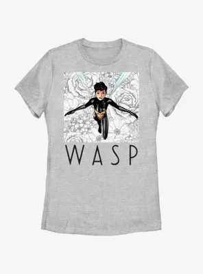 Marvel Ant-Man Floral Wasp Womens T-Shirt