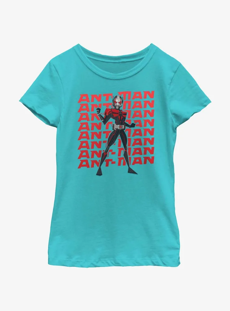 Marvel Ant-Man and the Wasp: Quantumania Action Pose Youth Girls T-Shirt