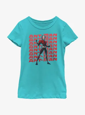 Marvel Ant-Man and the Wasp: Quantumania Action Pose Youth Girls T-Shirt