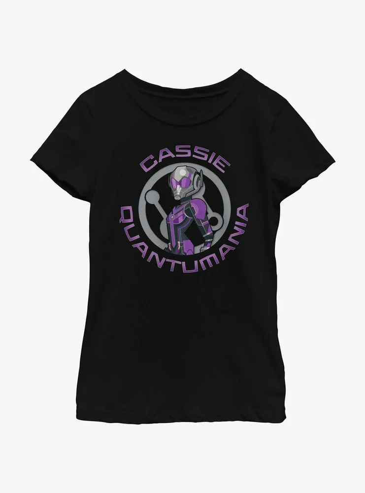 Marvel Ant-Man and the Wasp: Quantumania Cassie Badge Youth Girls T-Shirt