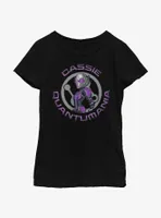 Marvel Ant-Man and the Wasp: Quantumania Cassie Badge Youth Girls T-Shirt