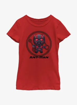 Marvel Ant-Man and the Wasp: Quantumania Chibi Quantum Badge Youth Girls T-Shirt