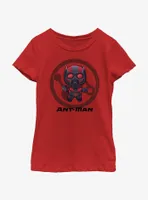 Marvel Ant-Man and the Wasp: Quantumania Chibi Quantum Badge Youth Girls T-Shirt