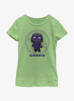 Marvel Ant-Man and the Wasp: Quantumania Chibi Quantum Cassie Badge Youth Girls T-Shirt