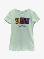 Marvel Ant-Man and the Wasp: Quantumania Chibi Heroes Youth Girls T-Shirt