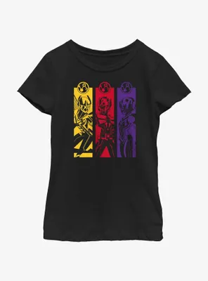 Marvel Ant-Man and the Wasp: Quantumania Pym Tech Trio Youth Girls T-Shirt