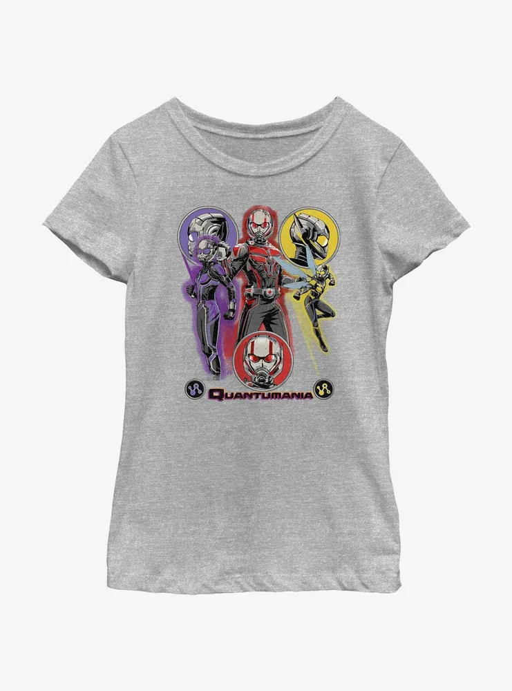 Marvel Ant-Man and the Wasp: Quantumania Triple A-Team Youth Girls T-Shirt