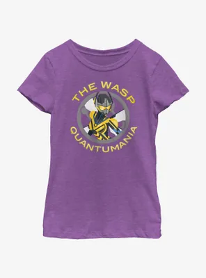 Marvel Ant-Man and the Wasp: Quantumania Wasp Badge Youth Girls T-Shirt