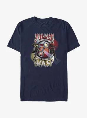 Marvel Ant-Man and the Wasp: Quantumania Title Poster T-Shirt