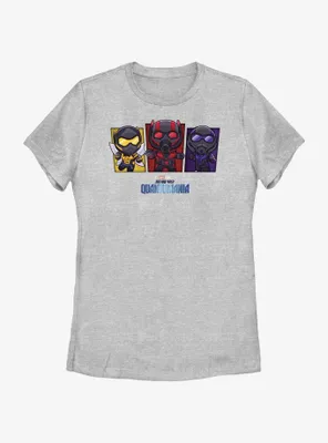 Marvel Ant-Man and the Wasp: Quantumania Chibi Heroes Womens T-Shirt