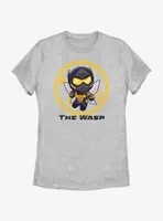 Marvel Ant-Man and the Wasp: Quantumania Chibi Quantum Wasp Badge Womens T-Shirt