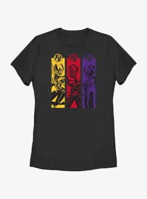 Marvel Ant-Man and the Wasp: Quantumania Pym Tech Trio Womens T-Shirt