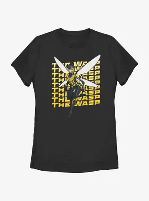 Marvel Ant-Man and the Wasp: Quantumania Wasp Action Pose Womens T-Shirt