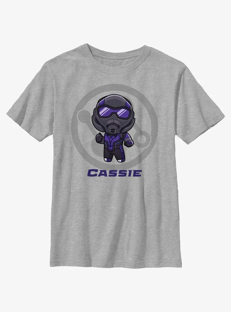 Marvel Ant-Man and the Wasp: Quantumania Chibi Quantum Cassie Badge Youth T-Shirt