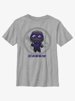 Marvel Ant-Man and the Wasp: Quantumania Chibi Quantum Cassie Badge Youth T-Shirt