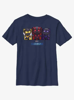 Marvel Ant-Man and the Wasp: Quantumania Chibi Heroes Youth T-Shirt