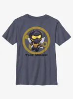 Marvel Ant-Man and the Wasp: Quantumania Chibi Quantum Wasp Badge Youth T-Shirt