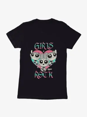 Powerpuff Girls Pose Rock Womens T-Shirt