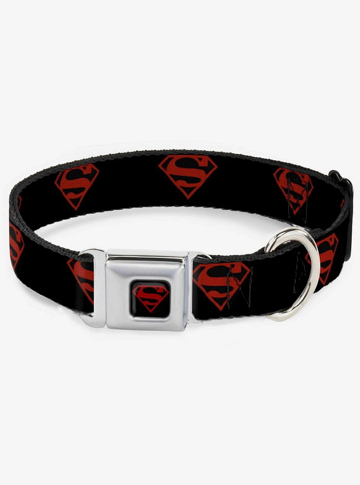 DC Comics Justice League Superboy Shield Seatbelt Buckle Dog Collar