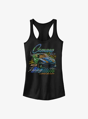 General Motors Camaro Racing Long Beach Girls Tank