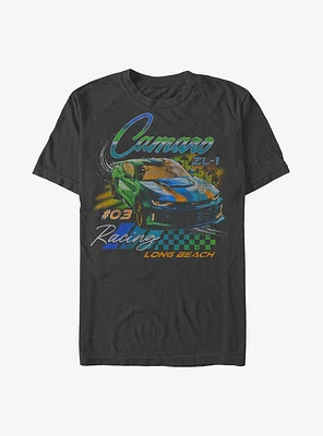 General Motors Camaro Racing Long Beach T-Shirt