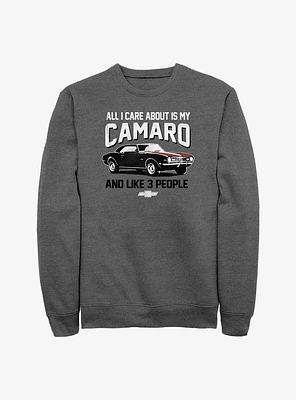 General Motors Chevrolet All I Care About Is My Camaro Sweatshirt