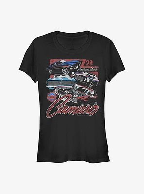 General Motors Chevrolet Camaro American Muscle Girls T-Shirt