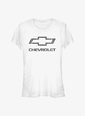 General Motors Chevrolet Logo Vintage Faded Girls T-Shirt