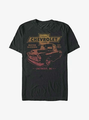General Motors Chevy Motor Division Detroit Mi Est 1911 T-Shirt