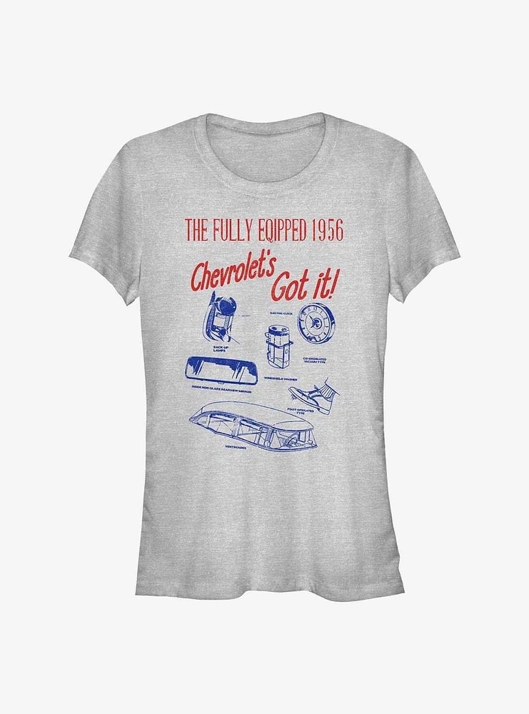 General Motors Fully Equipped 1956 Chevrolets Got It Girls T-Shirt