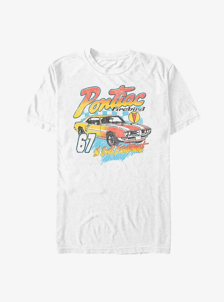 General Motors Pontiac Firebird 67 We Build Excitement T-Shirt