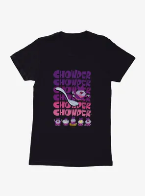 Cartoon Network Chowder Purple Hues Womens T-Shirt