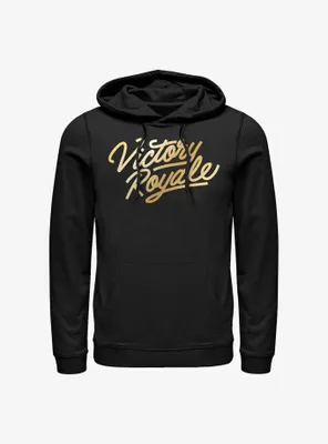 Fortnite Victory Royale Script Logo Hoodie