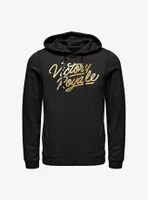 Fortnite Victory Royale Script Logo Hoodie