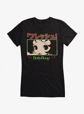 Betty Boop Anime Selfie Girls T-Shirt