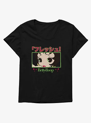 Betty Boop Anime Selfie Girls T-Shirt Plus