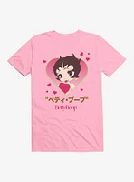 Betty Boop Anime Heart Portrait T-Shirt