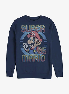 Nintendo Mario Super '85 Badge Sweatshirt