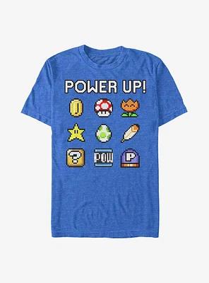 Nintendo Mario Power Up Icons T-Shirt