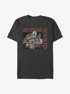 Nintendo Mario Vintage Baddies T-Shirt