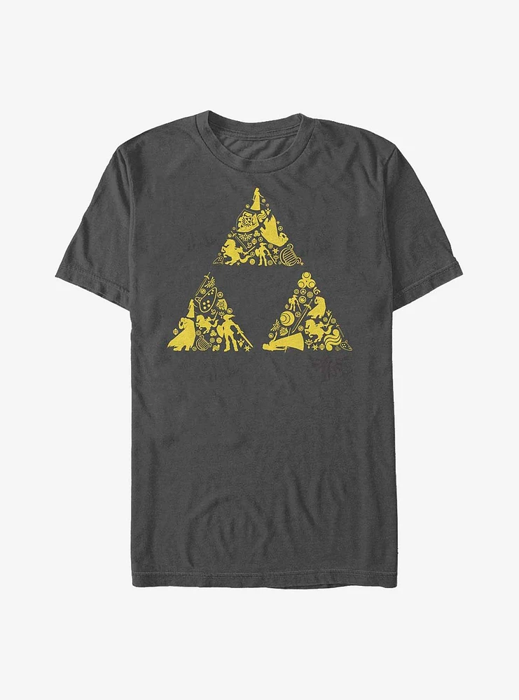 The Legend of Zelda Triforce Icons T-Shirt