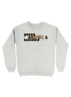 Black History Month BeyondBlack Young, Brown & Talented Sweatshirt