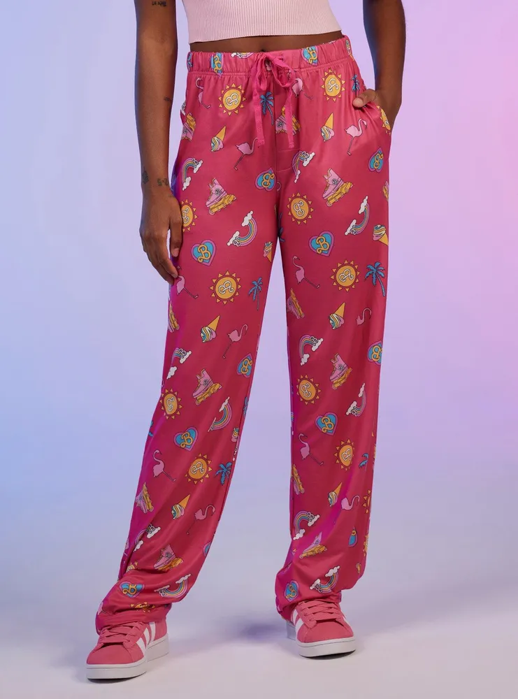 P.J. Salvage Womens Plaid Pajama Shorts, Multicoloured, 2X