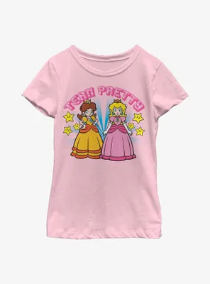 Nintendo Mario Daisy and Peach Team Pretty Youth Girls T-Shirt